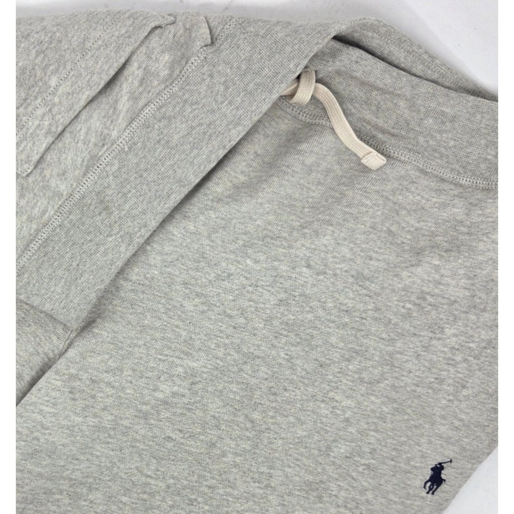 Polo Ralph Lauren Fleece Sweatpants Men XXL Gray Pony Logo Drawstring NWOT